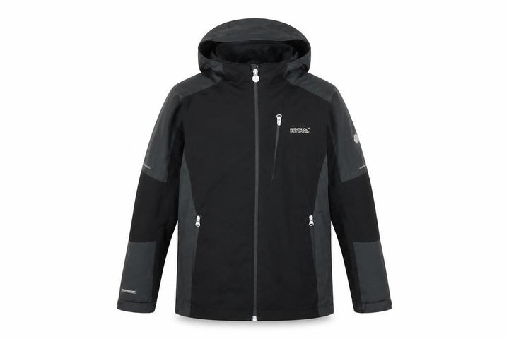 Regatta Boys' Black Hooded Parka 9-10 Years