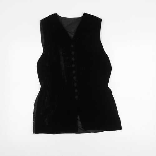 Marks and Spencer Women's Black Sleeveless Blouse