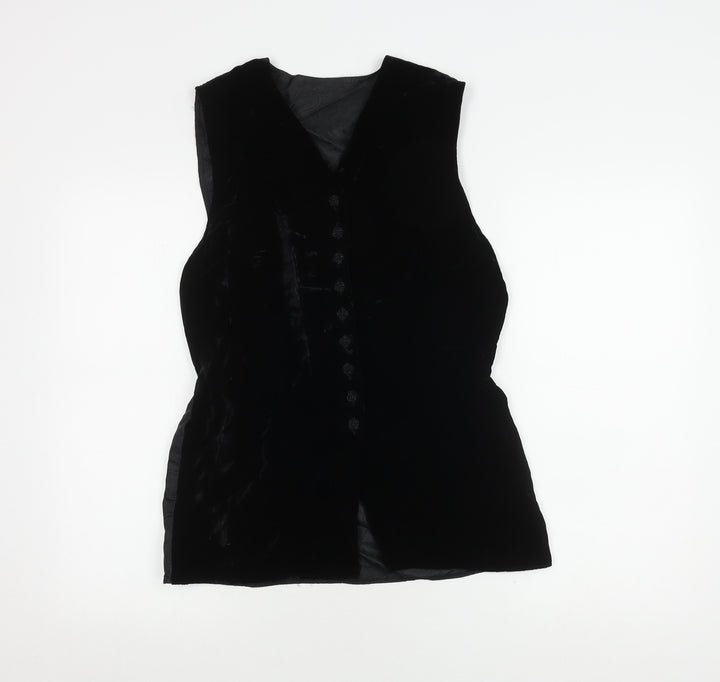 Marks and Spencer Women's Black Sleeveless Blouse