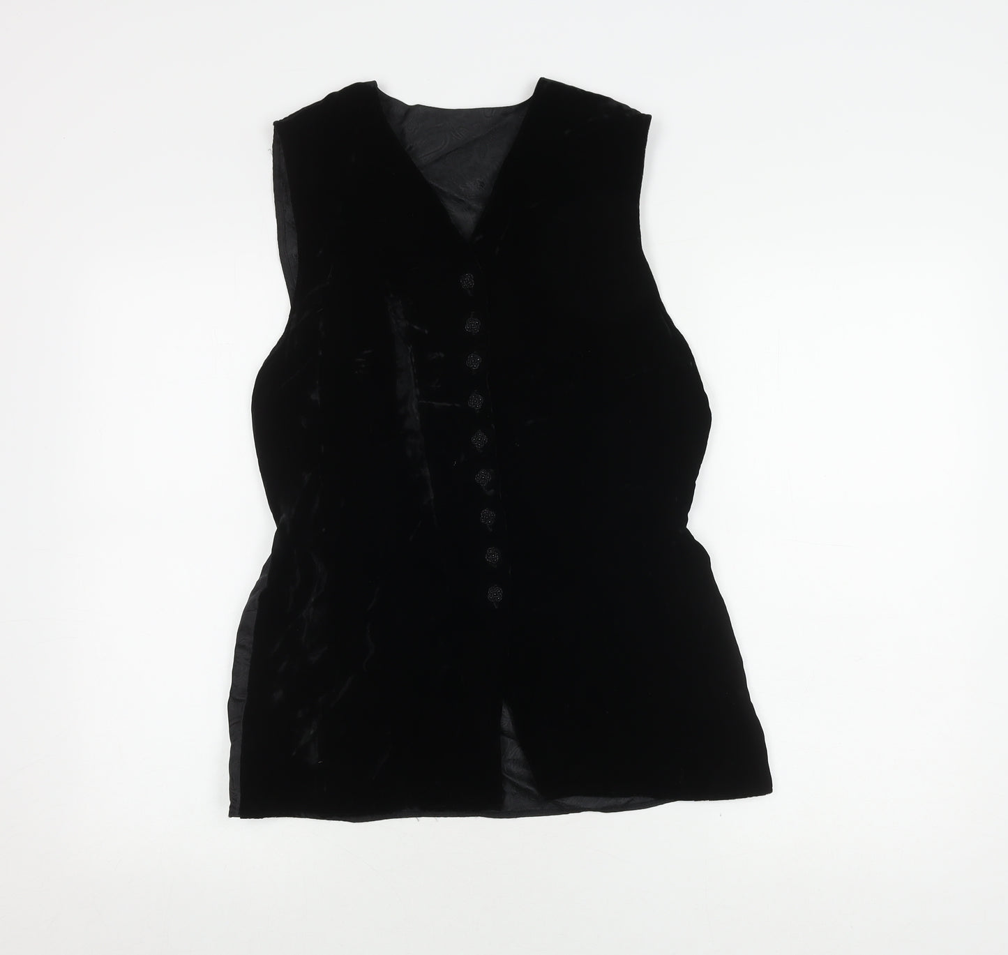 Marks and Spencer Women's Black Sleeveless Blouse