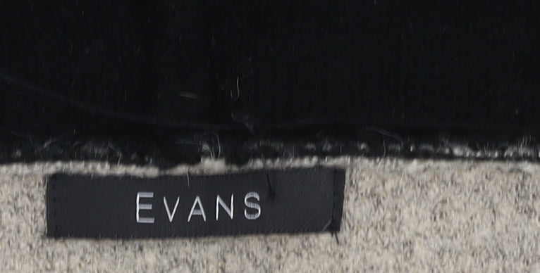 Evans Women's Plus Size Black Cardigan Jumper - Size 22/24