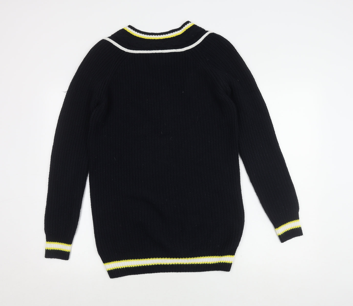 Next Women's Black V-Neck Pullover Jumper Size 6