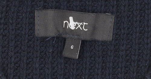Next Women's Black V-Neck Pullover Jumper Size 6