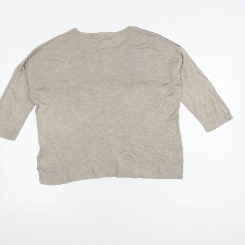 Marks and Spencer Women's Gold Sequin Pullover Size 14
