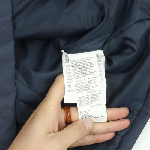 Regatta Men's Blue Waterproof Rain Coat Jacket