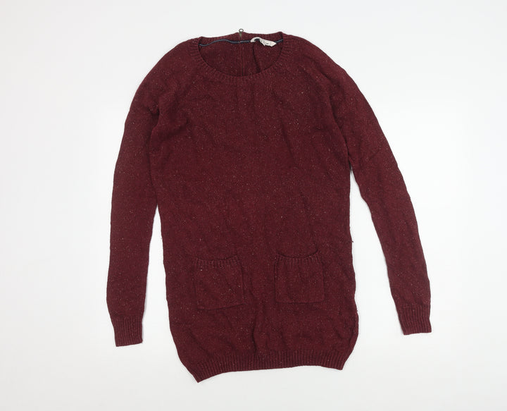 Fat Face Women's Purple Knit Pullover Jumper Size 10