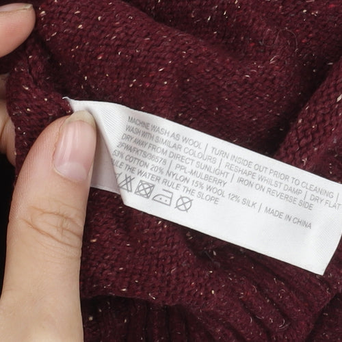 Fat Face Women's Purple Knit Pullover Jumper Size 10