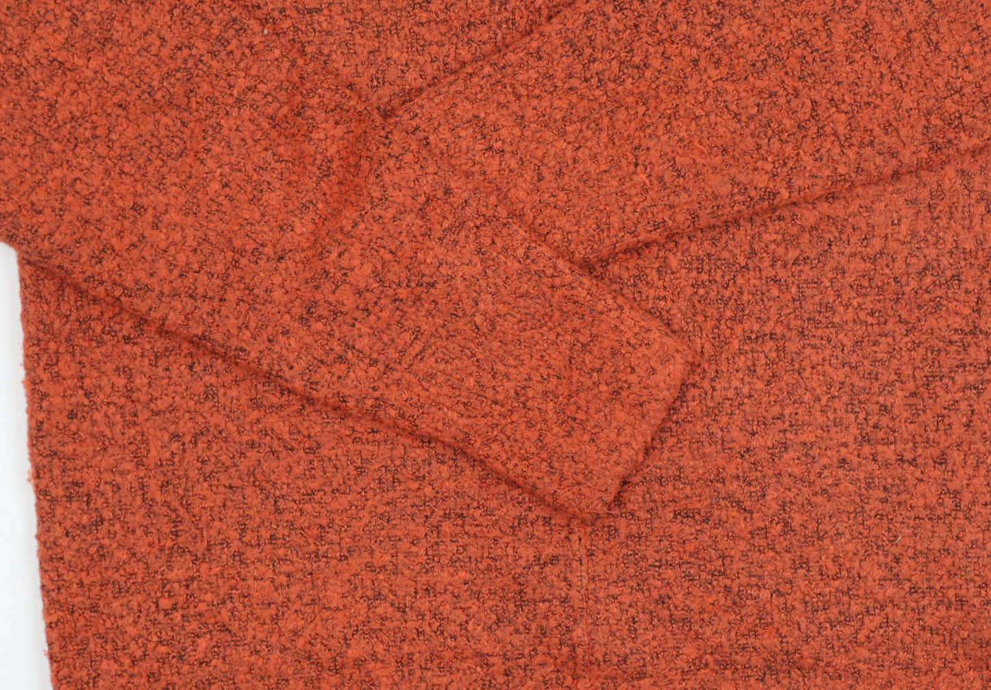 Spirit Women's Orange V-Neck Pullover Jumper Size 12