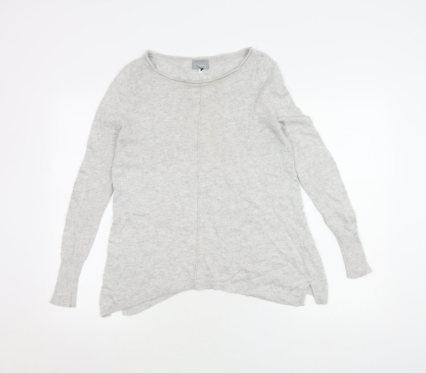 Mint Velvet Women’s Grey Jumper with Sequin Accents