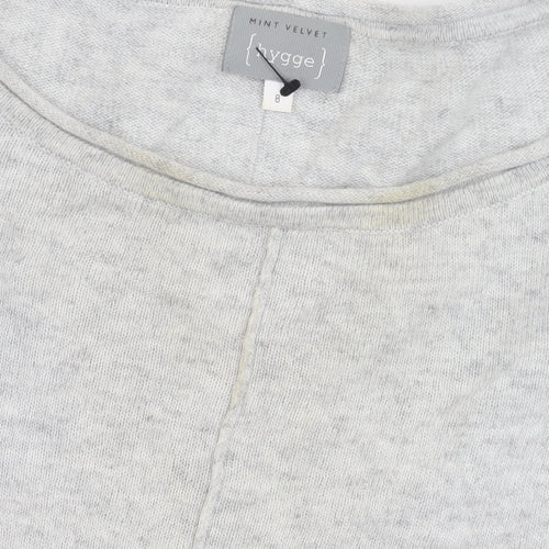 Mint Velvet Women’s Grey Jumper with Sequin Accents