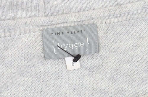 Mint Velvet Women’s Grey Jumper with Sequin Accents