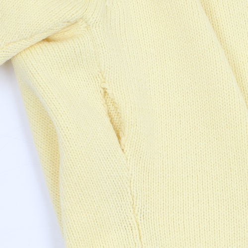 Honor Millburn Women's Yellow Embroidered T-Shirt Size 10/12