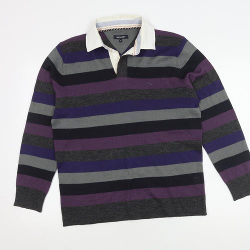 Wolsey Men's Multicoloured Striped Polo M