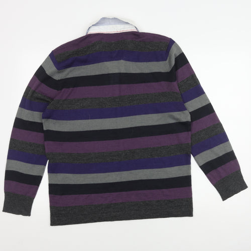 Wolsey Men's Multicoloured Striped Polo M