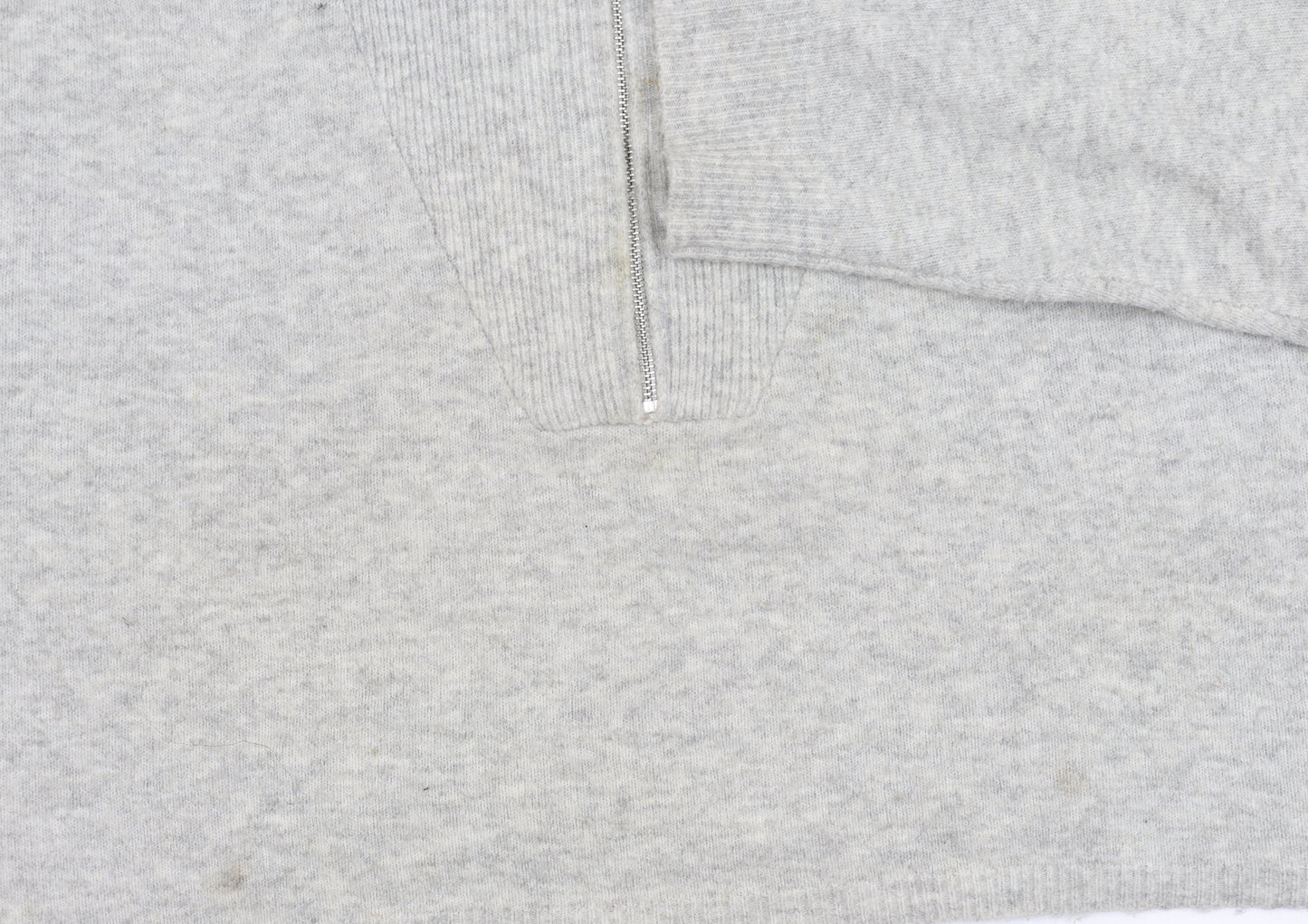 Topshop Women's Grey L Tall High Neck Zip Jumper
