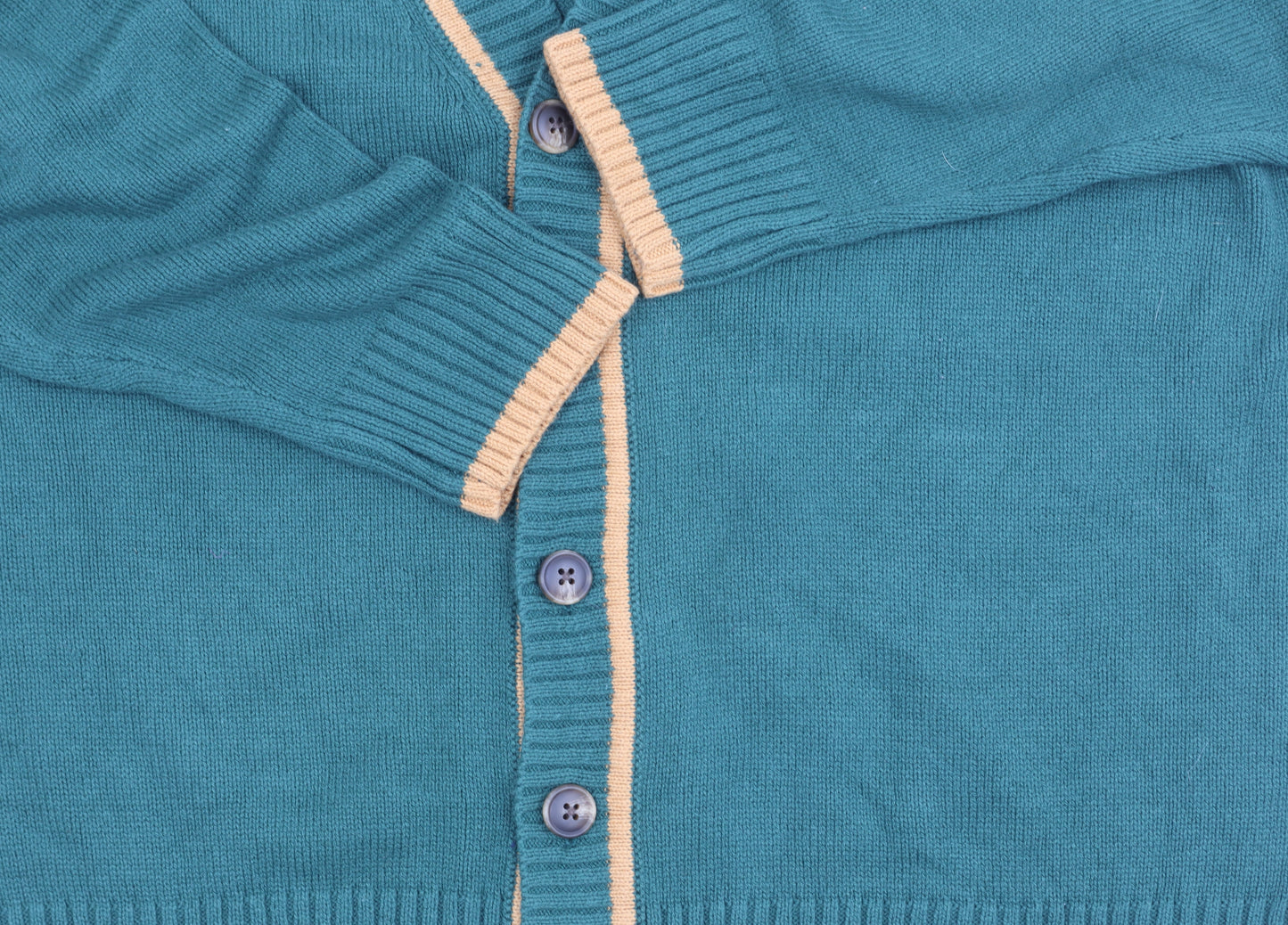 ASOS Men's Green M Cardigan with Logo Accents