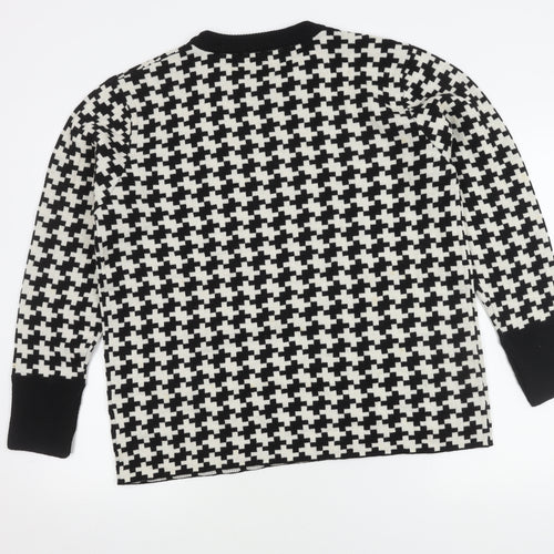 G-Star RAW Men's Black 2XL Geometric Pullover Jumper