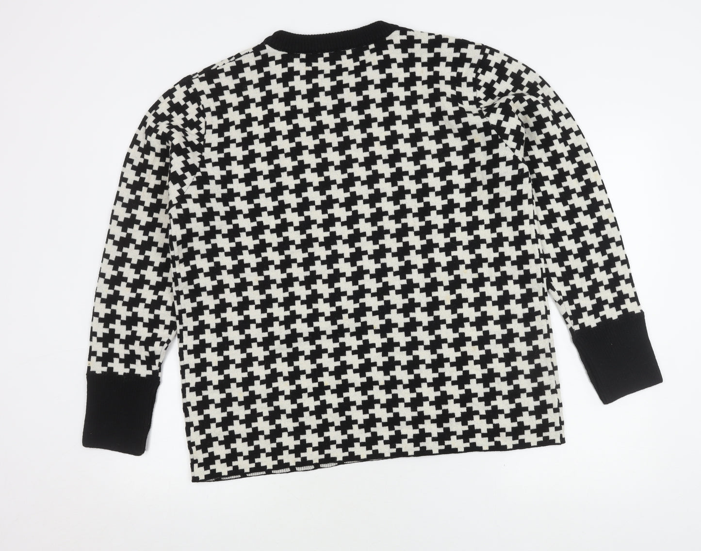 G-Star RAW Men's Black 2XL Geometric Pullover Jumper