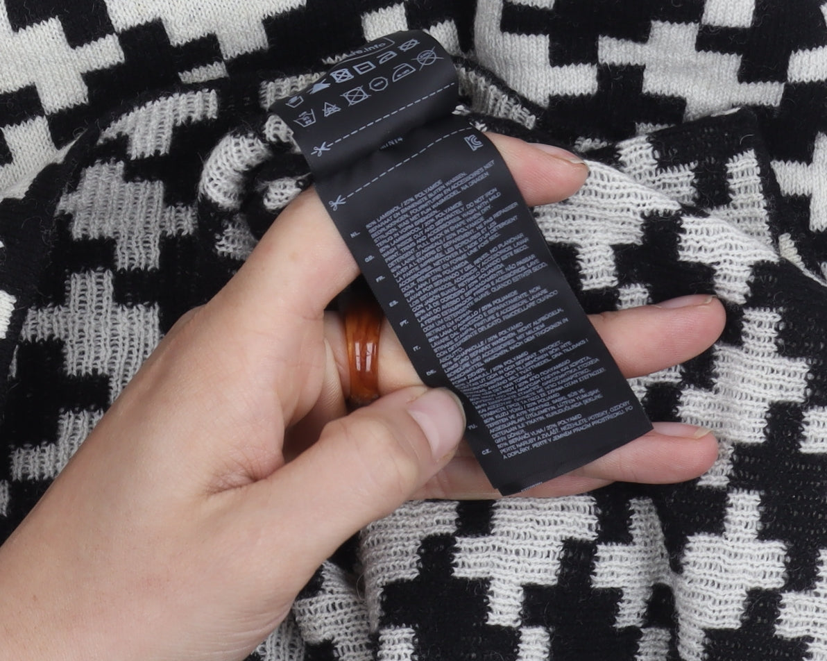 G-Star RAW Men's Black 2XL Geometric Pullover Jumper