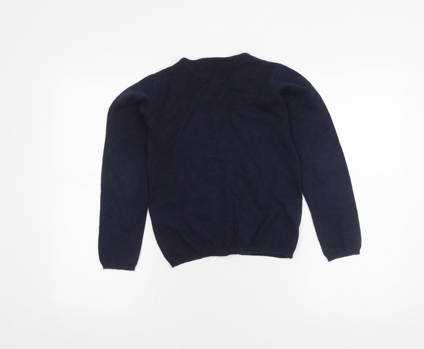 Vertbaudet Girls Blue Cardigan, Size 10Y, Cotton Blend
