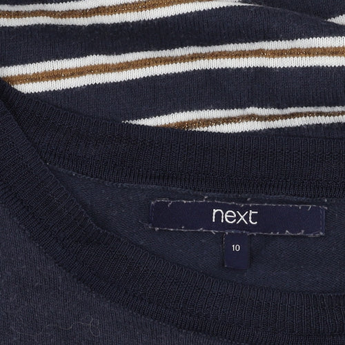 Next Women's Multicoloured Striped Pullover Jumper