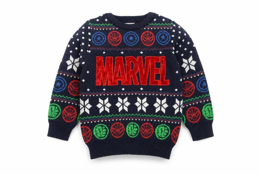 Marvel Boys Multicoloured Pullover Jumper 2-3 Years