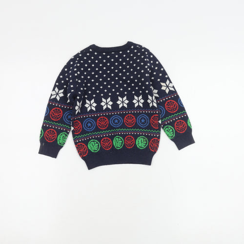 Marvel Boys Multicoloured Pullover Jumper 2-3 Years