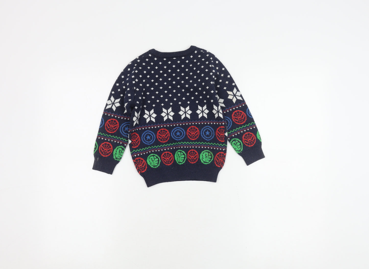 Marvel Boys Multicoloured Pullover Jumper 2-3 Years