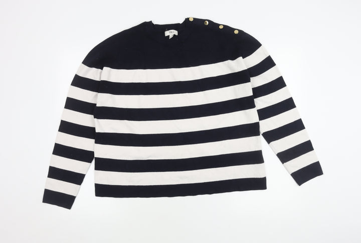 Marks and Spencer Women's Multicoloured Striped Jumper