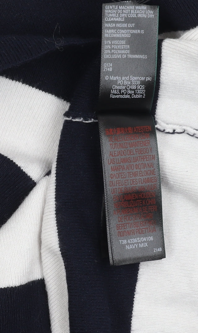 Marks and Spencer Women's Multicoloured Striped Jumper