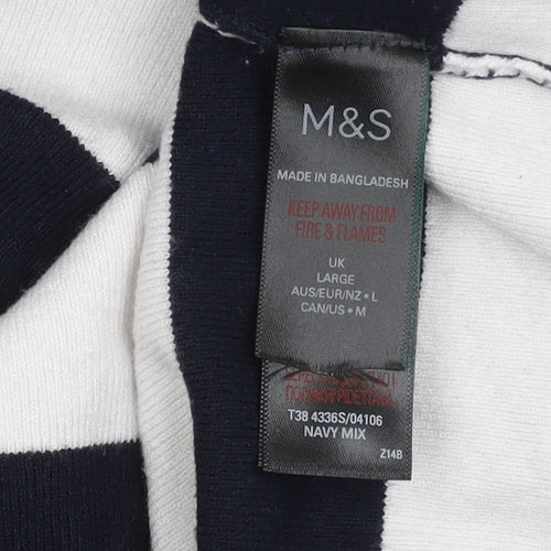Marks and Spencer Women's Multicoloured Striped Jumper