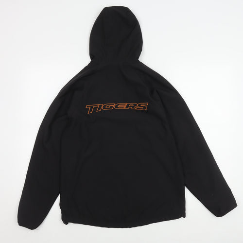 XBlades Boys Black Basic Jacket Size 12 Rugby Hooded