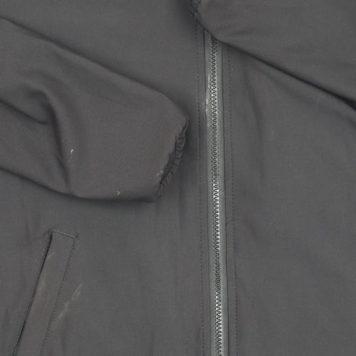 XBlades Boys Black Basic Jacket Size 12 Rugby Hooded