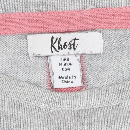 Khost Women's Grey Pullover Jumper Size 8