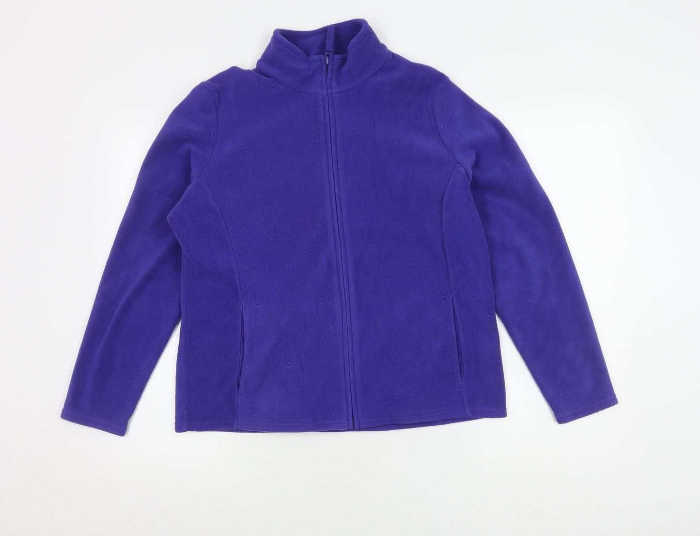 Marks and Spencer Women's Purple Fleece Jacket Size 16