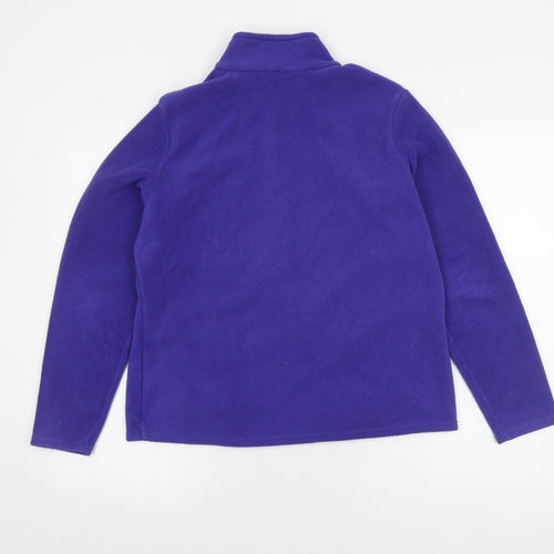 Marks and Spencer Women's Purple Fleece Jacket Size 16