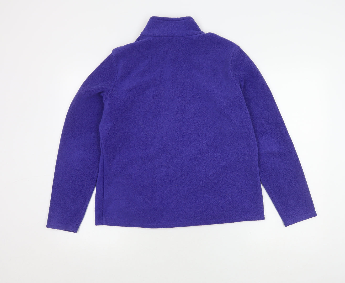 Marks and Spencer Women's Purple Fleece Jacket Size 16