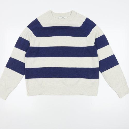 Marks and Spencer Women's Striped Pullover Jumper