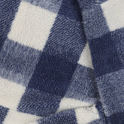 Marks and Spencer Women's Blue Check Overcoat Jacket