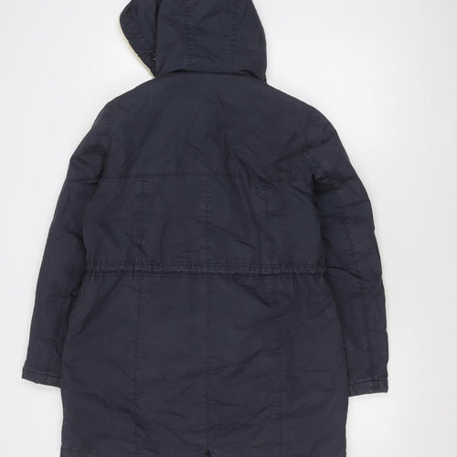 Lauren Ralph Lauren Women's Blue Parka Jacket - Size S