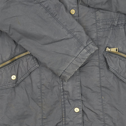 Lauren Ralph Lauren Women's Blue Parka Jacket - Size S