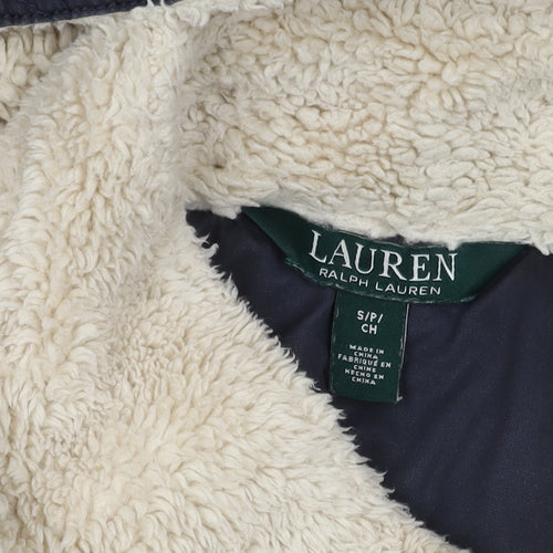 Lauren Ralph Lauren Women's Blue Parka Jacket - Size S