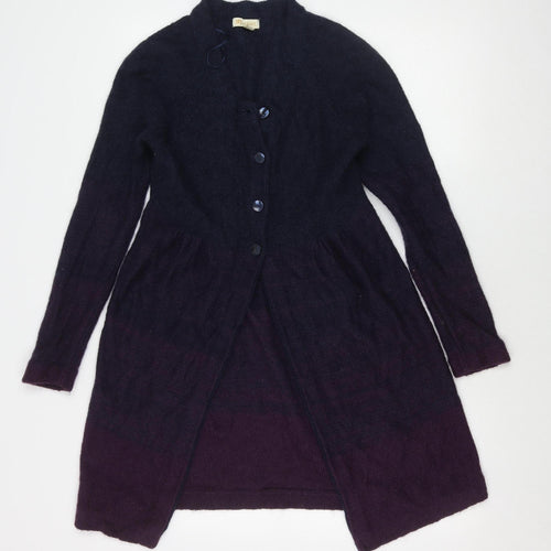 Monsoon Women's Multicoloured Open-Knit Cardigan M