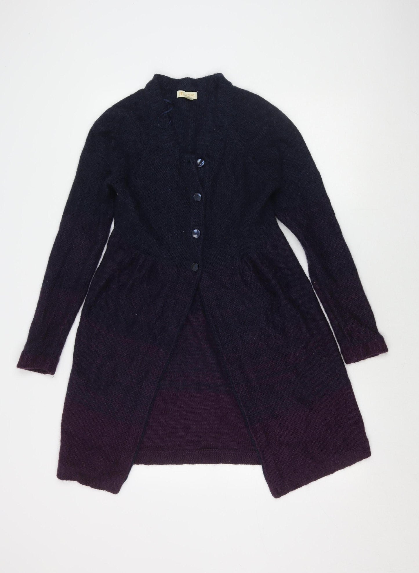 Monsoon Women's Multicoloured Open-Knit Cardigan M