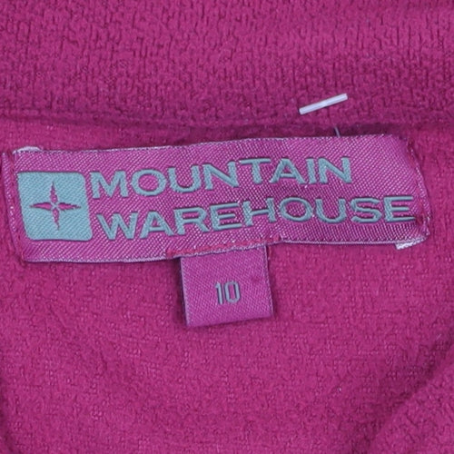 Mountain Warehouse Women’s Pink Fleece Pullover Size 10