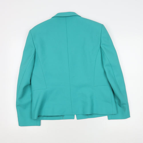 Eastex Women's Green Blazer Size 18 Regular Fit