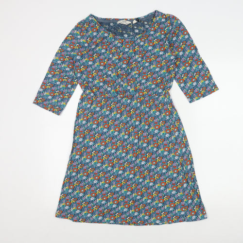 Seasalt Women's Multicoloured Floral Knee-Length Dress