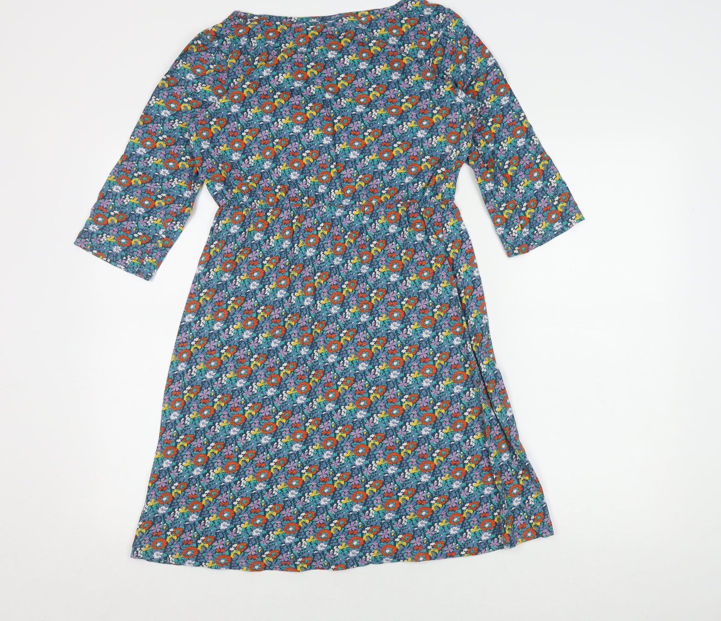 Seasalt Women's Multicoloured Floral Knee-Length Dress