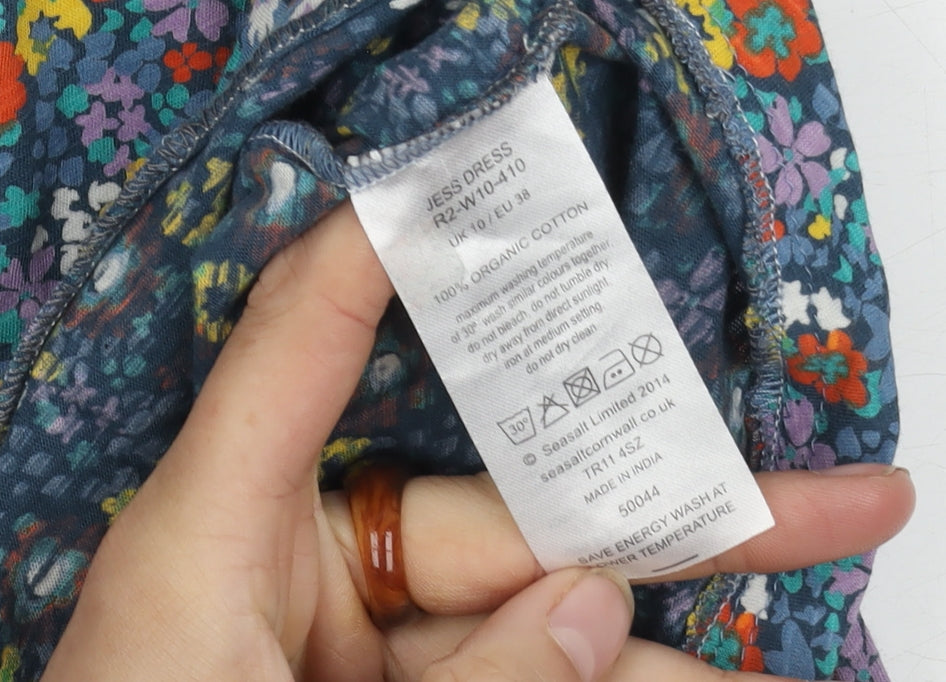 Seasalt Women's Multicoloured Floral Knee-Length Dress