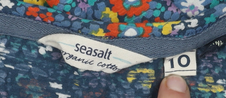 Seasalt Women's Multicoloured Floral Knee-Length Dress